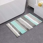 hebe non-slip bathroom rug mat shag microfiber shower bath rug absorbent bath QCKUBEY