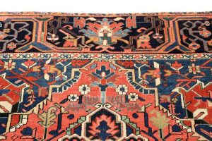 heriz rugs heriz serapi vibrant authentic semi-antique heriz rug, circa 1920-1930 for  sale FOZYQAJ