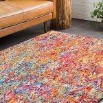 huge rug huge gift rainbow shag rug surya multi bed bath pinterest rugs ... JWOGNHC