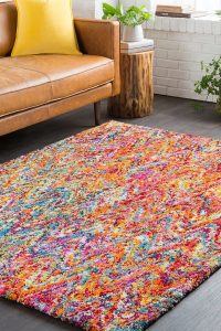 huge rug huge gift rainbow shag rug surya multi bed bath pinterest rugs ... JWOGNHC