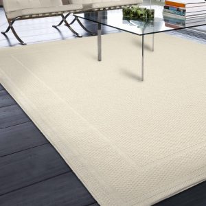 indoor outdoor area rugs acton ivory solid indoor/outdoor area rug XYFOZCN