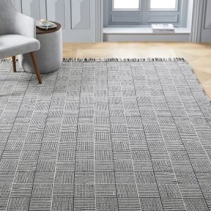 indoor outdoor rug basketweave indoor/outdoor rug - black WNMGRFK