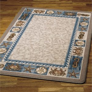 indoor rugs sea life area rug blue UMVPOIA