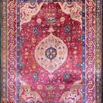 iranian rugs the rothschild small silk medallion carpet, mid-16th century, museum of  islamic art, RVFIPNT