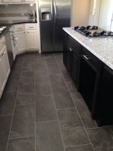 kitchen tile flooring slate look kitchen tile floor EZKZYBO