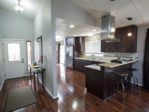 laminate flooring kitchen cabinets the pros and cons of laminate flooring AWAAHFV