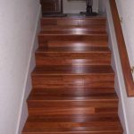 laminate flooring on stairs see rustic wood railing http://awoodrailing.com TBEDMPB