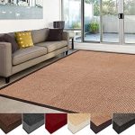 large living room rugs casa pura sisal rug | 100% natural fiber area rug | non-skid eco-friendly PMYIKUX