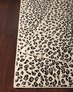 leopard rug lea snow leopard mat, ... STGLGHQ