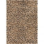 leopard rug well woven dulcet leopard black 3 ft. x 4 ft. modern animal print ADAWPMO