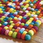 modern kid rug kids rugs: kids multi-colored wool dot rug in patterned rugs TUIOLYU