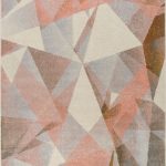 naomi tranquil pink mid-century modern rug TYFKPGK