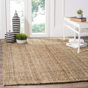 natural rugs amazon.com: safavieh natural fiber collection nf447a hand woven natural  jute area rug KBEVPVM