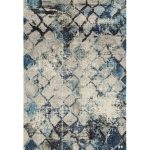 network rugs johnnie blue durable modern rug LVGPDLC