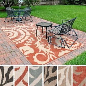 nina contemporary floral indoor/outdoor area rug (5u00273 x 7u00276 SAKKQJM