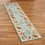 ocean surprise rug runner blue/ivory 2 x 8 RXVXIZJ