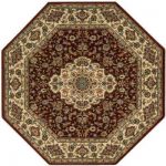 octagon rugs persian arts neolithic brick 8 ft. x 8 ft. octagon area rug GPJNFTP