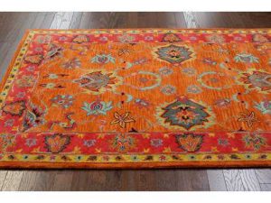 orange rugs nuloom venice orange rectangular area rug GRUQUQI