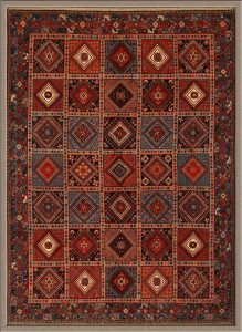 oriental carpet patterns old persian yalameh rug PAOWRLW