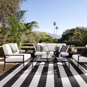 outdoor carpeting striped white and black indoor outdoor carpet PCJKKJY