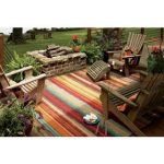 Patio rug mohawk home printed outdoor multicolor rug - 5u0027 ... ASGFFVI