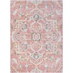 pink area rugs mistana fields pink area rug u0026 reviews | wayfair FUNGCWQ
