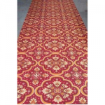 rajdhani red printed designer carpet, size: customised ZZLHXPY