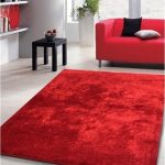 Red area rug shag solid red area rug (5u0027 x 7u0027) (5x7) SZONJVJ