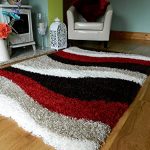 red brown cream shaggy rugs new small large thick 5cm pile height runners EBSEALG