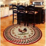 Rooster rugs french country brick red green tan rooster sunflower kitchen area rug  carpet EFOHLQI
