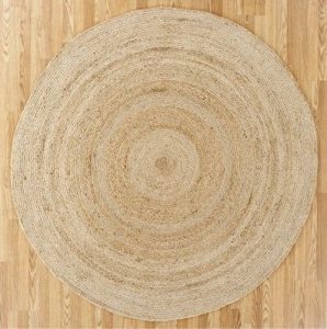 round natural jute circular rug NWKJIBQ