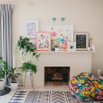 rugs on carpet laura blythmanu0027s melbourne neon dream home UQJKSDF