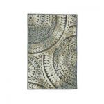 scatter rugs spiral medallion gray 2 ft. x 3 ft. scatter rug WCNWGVT