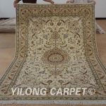 silk rugs yilong 6u0027x9u0027 oriental hand knitted wool carpet exquisite persian wool silk  rugs XAJSHAC