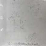Solid stone floors engineered/artificial quartz stone monte bianco marble look solid surface  polished slab for TNIMHEH