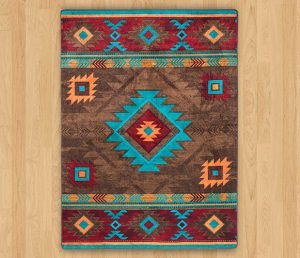 southwestern rugs whiskey river - turquoise ... PMLHYUZ