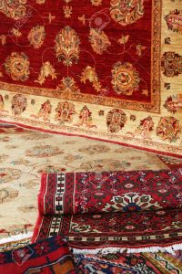 stock photo - textures and background of handmade carpets and rugs MIEXKIH