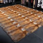 throw rug image is loading 1560-canadian-redfox-carpet-genuine-fur-rug-red- BZQEMHX