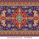 traditional rug patterns colorful mosaic rug with traditional folk geometric pattern. carpet border  frame pattern. XUTOMYU