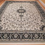 traditional rugs amazon.com: large 8x11 ivory persian traditional style rug oriental rugs  cream living PHEQDOG