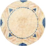 vintage chinese art deco circular rug 48051 detail/large view JYKGZAK
