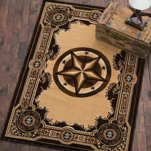 western rugs western star chocolate rug - 2 x 3 MEGZWXZ