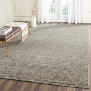 wool area rugs amazon.com: safavieh himalaya collection him311d handmade grey premium wool  area rug (6u0027 DRCLYOL