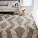 woven recycled leather rug QPHEHIY