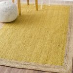 Yellow area rug merri hand-woven yellow area rug EDUJQCH