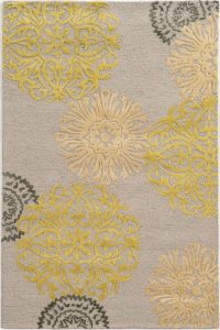 Yellow area rug rizzy eden harbor eh8639 gray, yellow 2u0027 x 3u0027 rug LWWHJRO