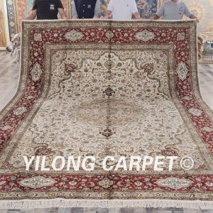 yilong 10u0027x14u0027 classic turkish style 100% handmade high quality rugs large  silk ROQCCPW