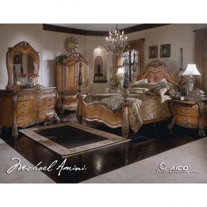 Eden Poster Bedroom Set Aico Furniture, 1 Reviews | Furniture Cart