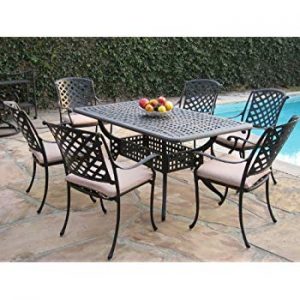 Amazon.com: Kawaii Collection Outdoor Cast Aluminum Patio Furniture