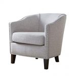 Amazon.com: Fremont Barrel Arm Chair Cream See Below: Home & Kitchen